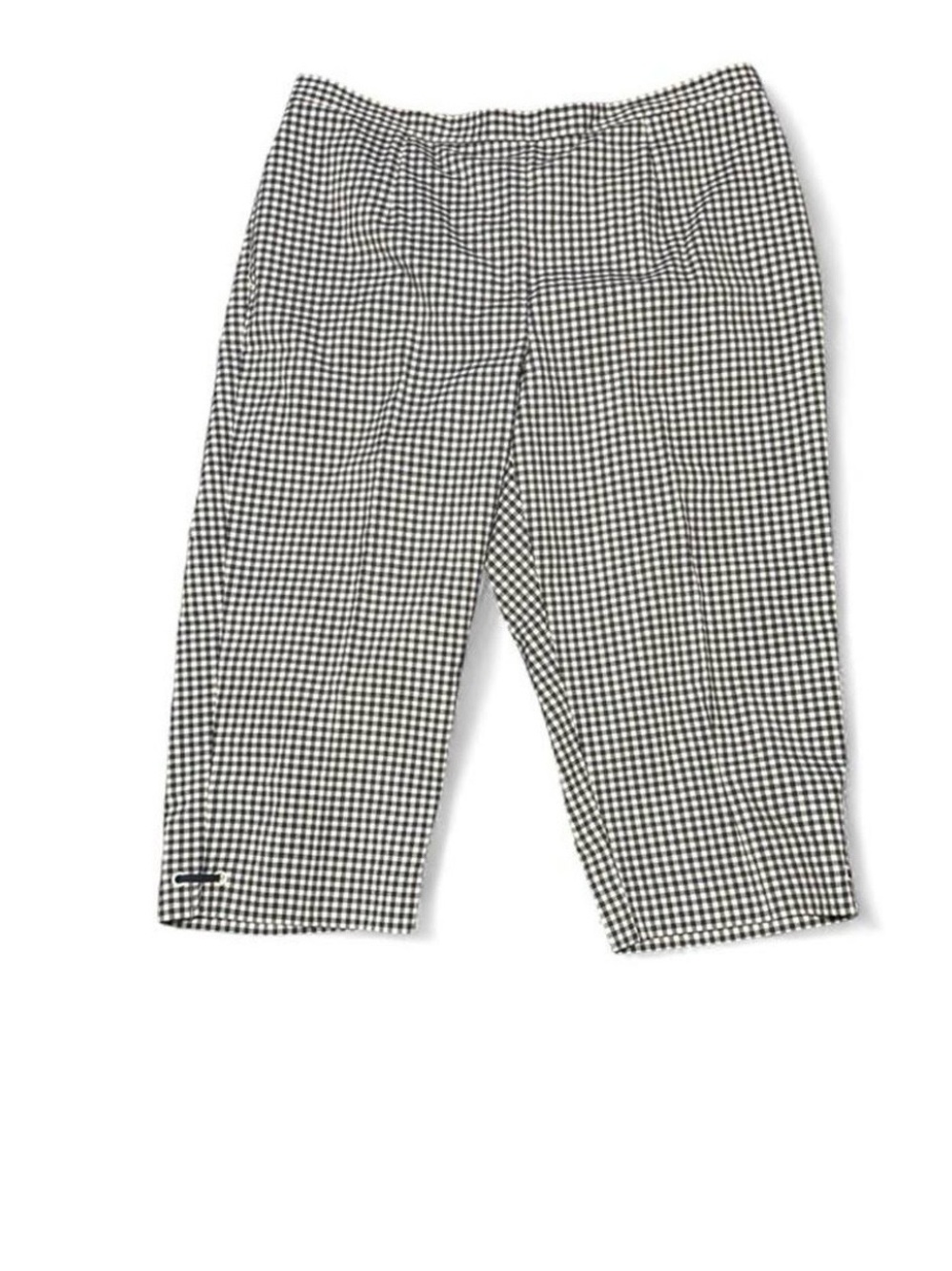 Alfred Dunner pull-on gingham trousers